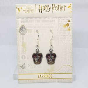 Harry Potter GRYFFINDOR CREST Earrings NEW Wizarding World of Harry Potter GIFT